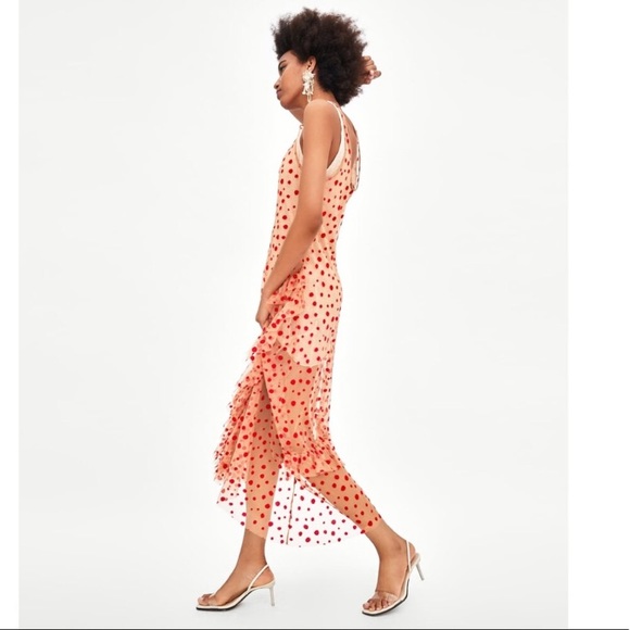 Blogger Fav Zara Sheer Red Dot Dress! - Picture 8 of 16